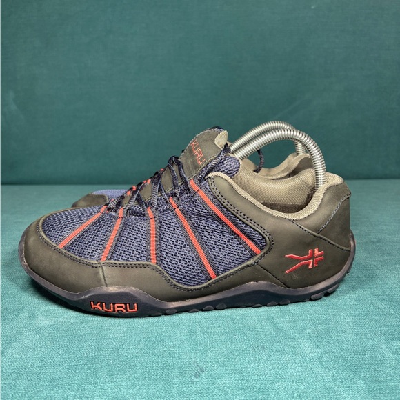 Kuru Shoes - Kuru Chicane Blue Orange Hiking Shoes Women's 8.5